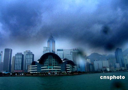 "派比安"台风逼近香港