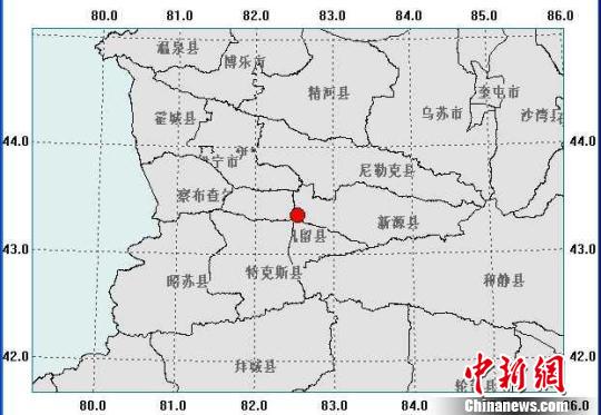 新源县县城地图图片